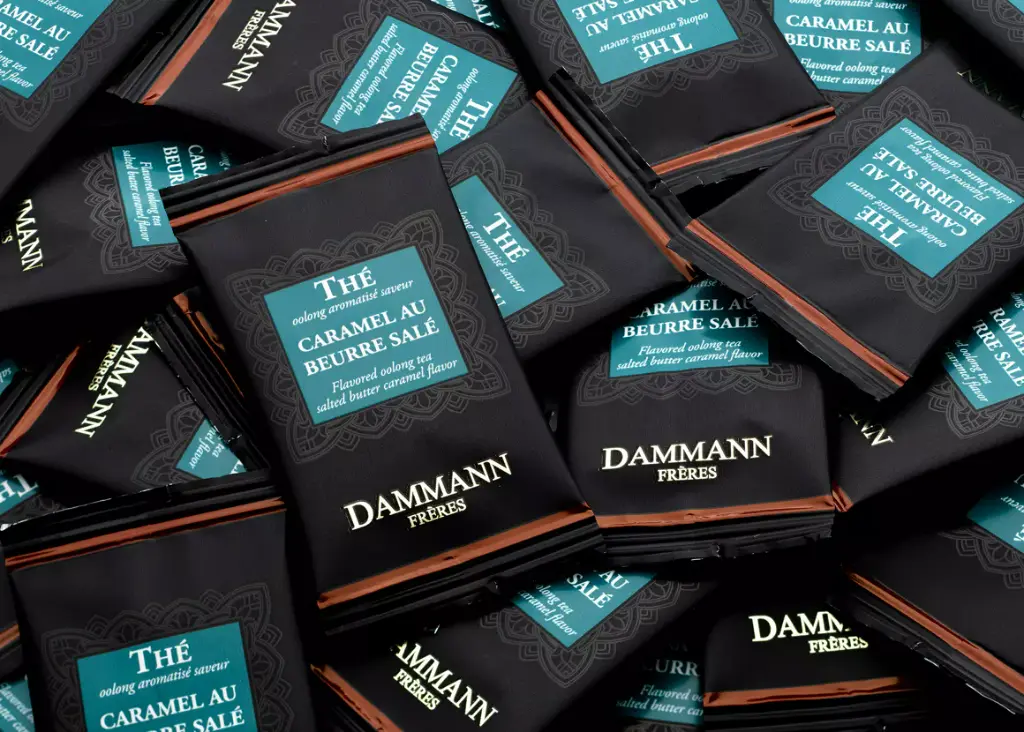 OOLONG CARAMEL AU BEURRE SALÉ, 24 SACHETS CRISTAL® ENVELOPPÉS