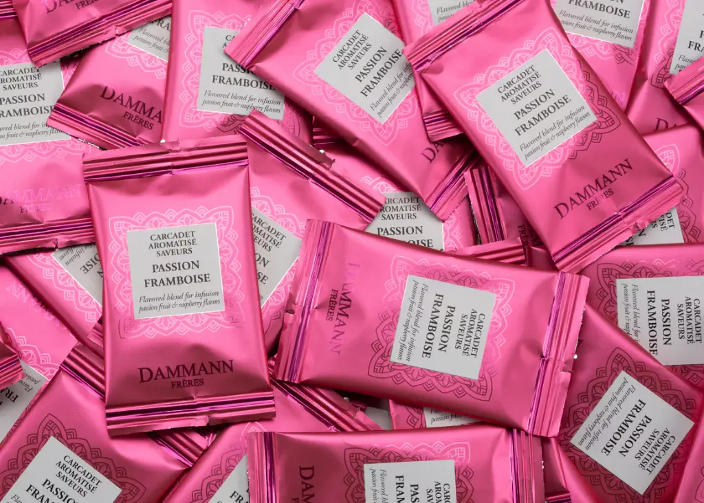 CARCADET PASSION FRAMBOISE, 24 SACHETS CRISTAL® ENVELOPPÉS