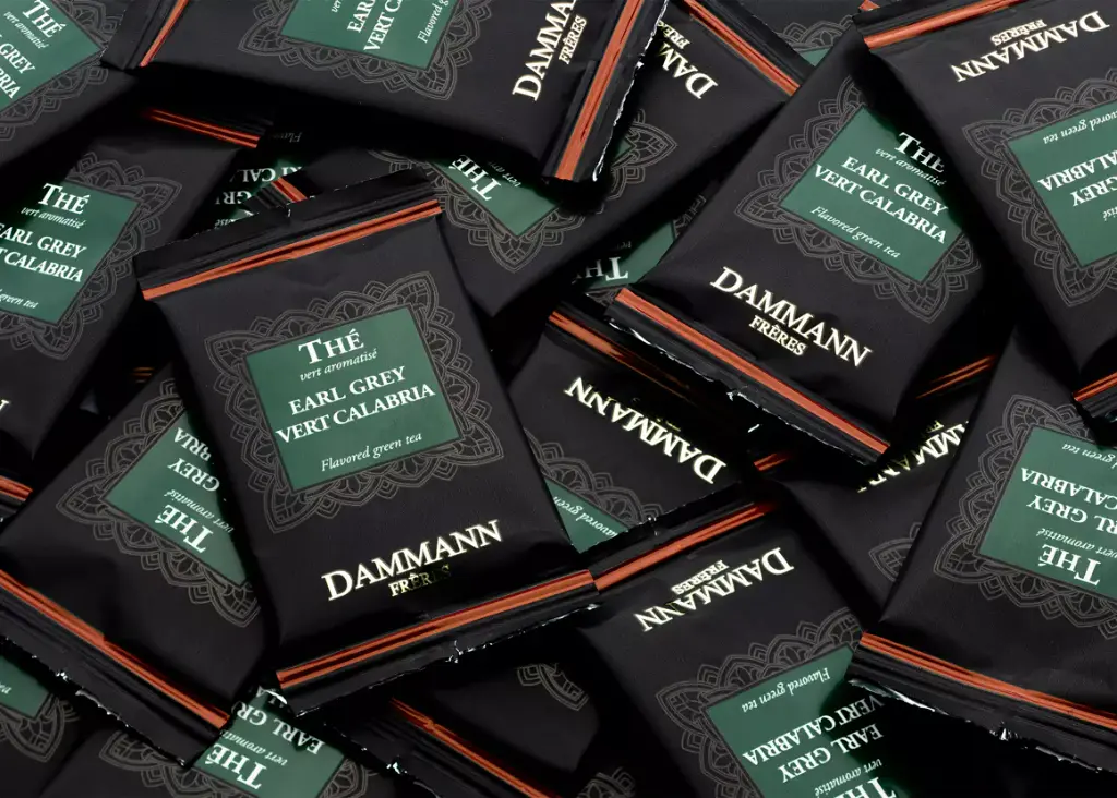 EARL GREY VERT CALABRIA, 24 SACHETS CRISTAL® ENVELOPPÉS
