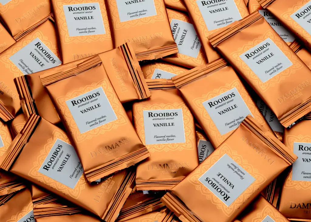 ROOIBOS VANILLE, 24 SACHETS CRISTAL® ENVELOPPÉS