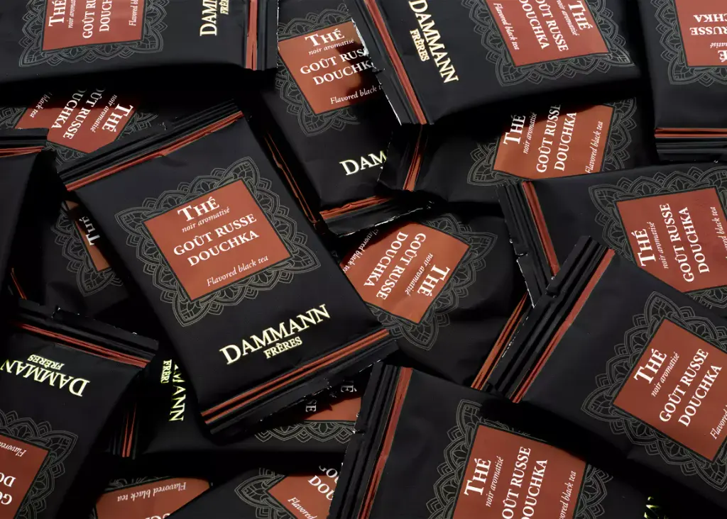 GOÛT RUSSE DOUCHKA, 24 SACHETS CRISTAL® ENVELOPPÉS