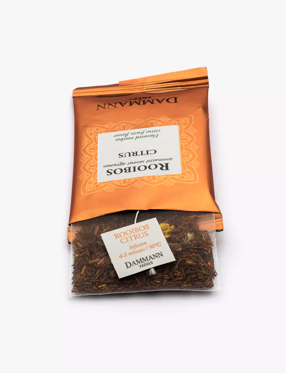 ROOIBOS CITRUS, 24 SACHETS CRISTAL® ENVELOPPÉS