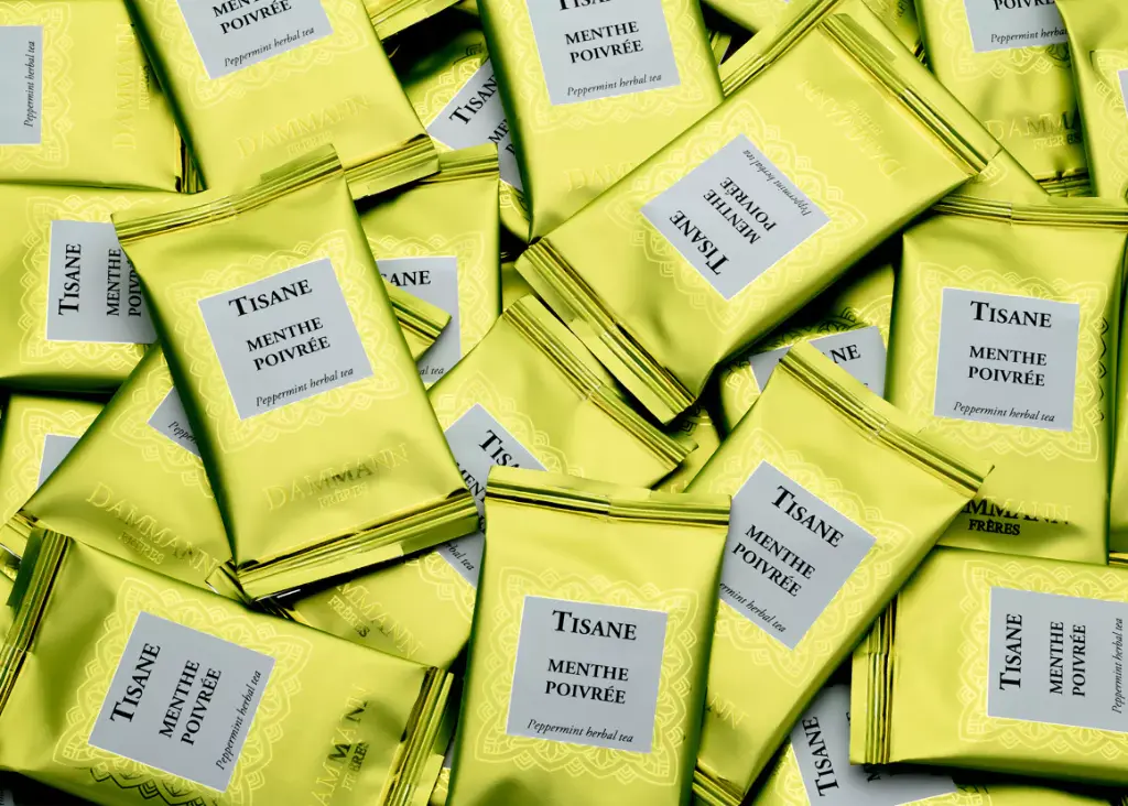 Tisane - MENTHE POIVRÉE, 24 SACHETS CRISTAL® ENVELOPPÉS