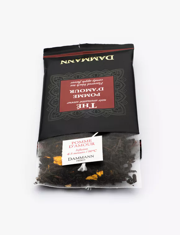 THÉ NOIR POMME D'AMOUR, 24 SACHETS CRISTAL® ENVELOPPÉS
