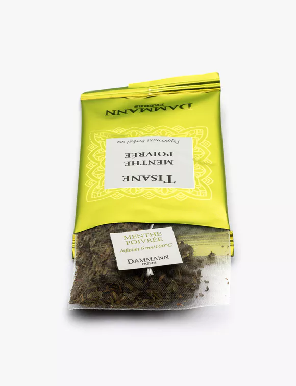 Tisane - MENTHE POIVRÉE, 24 SACHETS CRISTAL® ENVELOPPÉS