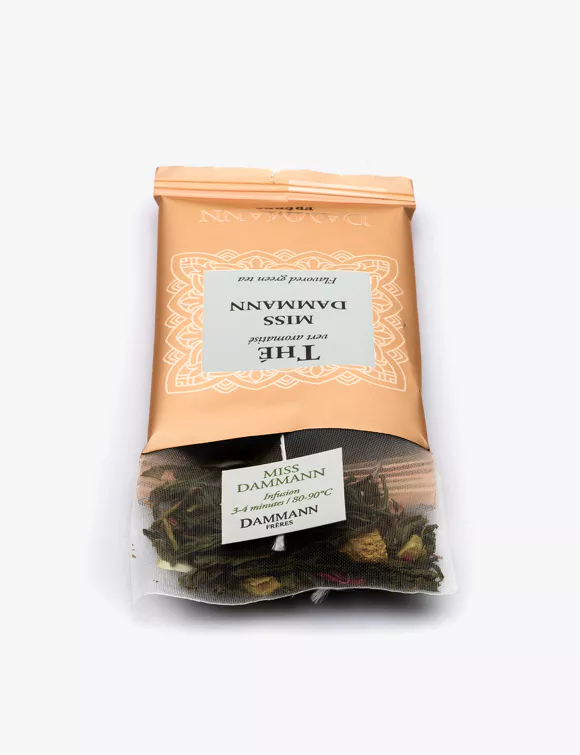 THÉ VERT MISS DAMMANN, 24 SACHETS CRISTAL® ENVELOPPÉS