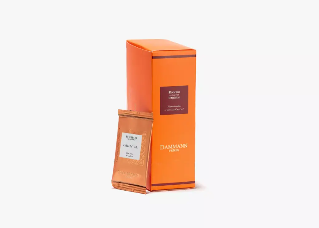 ROOIBOS ORIENTAL, 24 SACHETS CRISTAL® ENVELOPPÉS