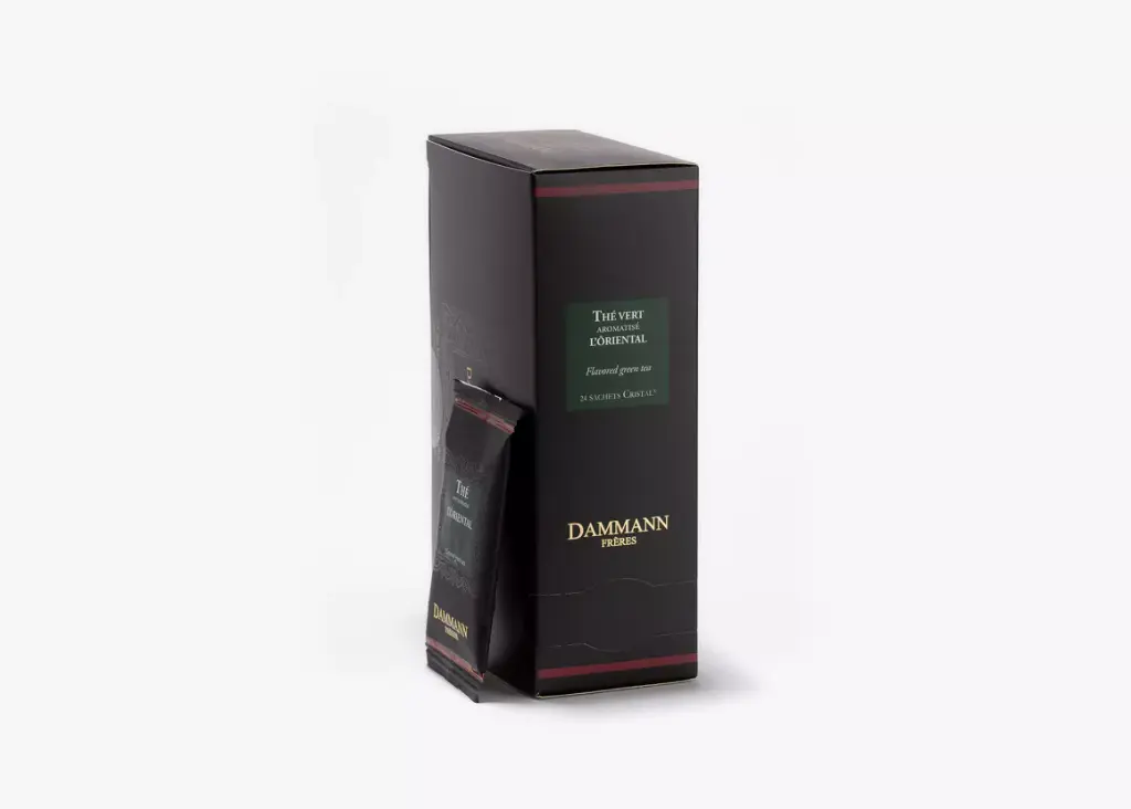 THÉ VERT - L'ÔRIENTAL, 24 SACHETS CRISTAL® ENVELOPPÉS