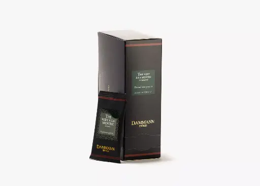 THÉ VERT À LA MENTHE AROMATISÉ - 24 SACHETS CRISTAL® ENVELOPPÉS