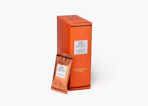 ROOIBOS ARÔMES NATURELS DE CITRON-VANILLE BIO, 24 SACHETS CRISTAL® ENVELOPPÉS